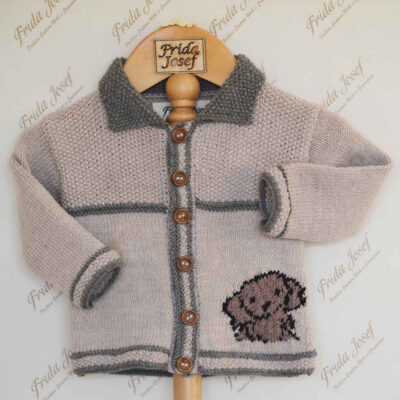 'BILLY DOG' - BOY'S PURE BABY MERINO JACKET