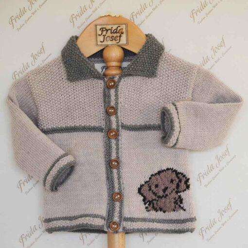 'BILLY DOG' - BOY'S PURE BABY MERINO JACKET