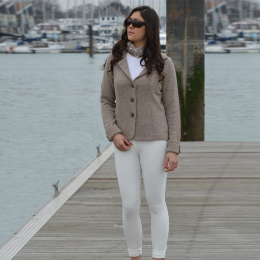 LADIES ALPACA KNITTED JACKET (LIMITED EDITION) - Image 2