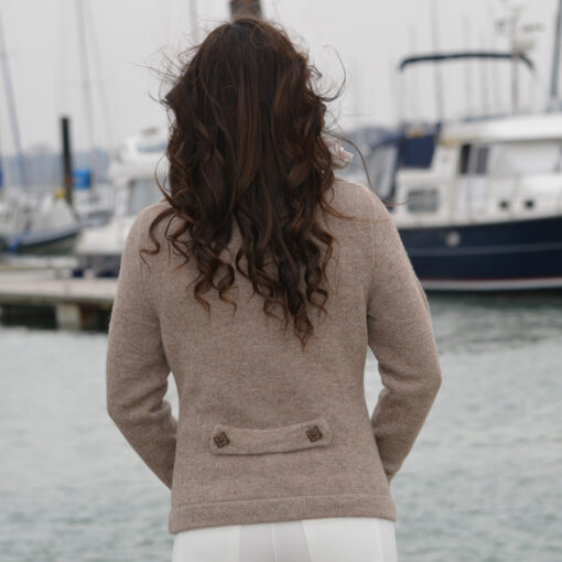LADIES ALPACA KNITTED JACKET (LIMITED EDITION) - Image 3
