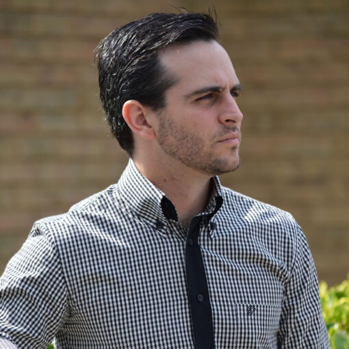 MEN'S ORGANIC FAIRTRADE GINGHAM SHIRT - Image 3
