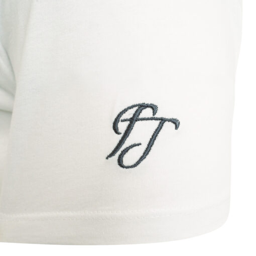 MEN'S WHITE ORGANIC SLIM FIT T-SHIRT WITH BANDANA - Image 4