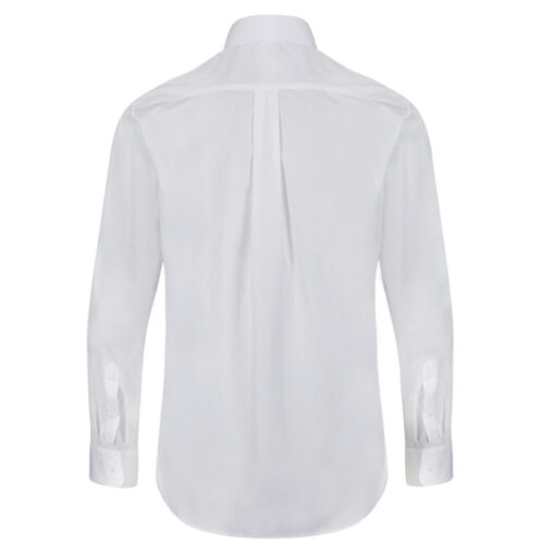 LUXURY MEN'S WHITE ORGANIC SWISS COTTON SHIRT - Image 2