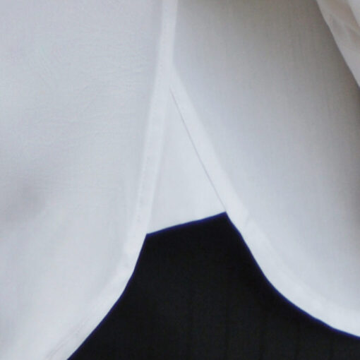 LUXURY MEN'S WHITE ORGANIC SWISS COTTON SHIRT - Image 3