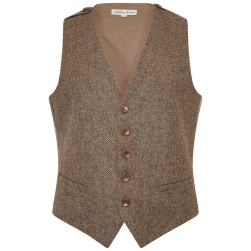 MEN'S TWEED AND SILK WAISTCOAT Timeless & Durable
